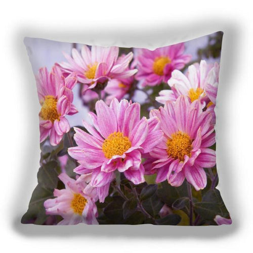 Bright red flower cushion cover Home fashion decoration Throw Pillow Case Super Soft Short Plush Cushion Cover Fundas de colchón