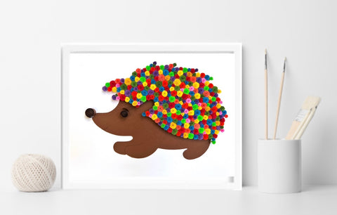 Hedge Hog Paper Quilling Animal Art Decor