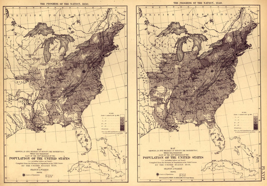 us population density map 1840