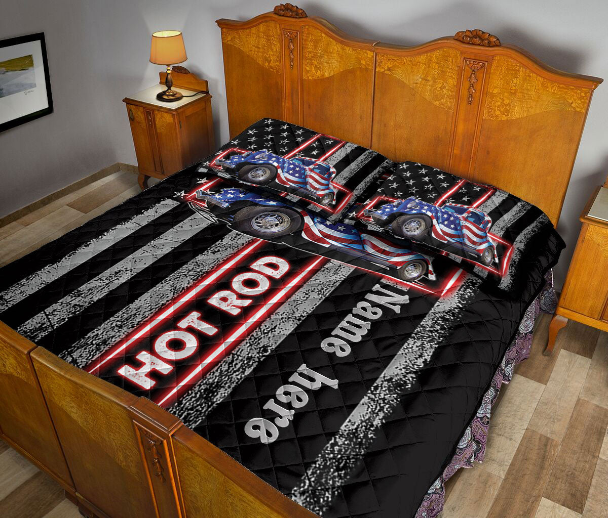 hot rod bedding set