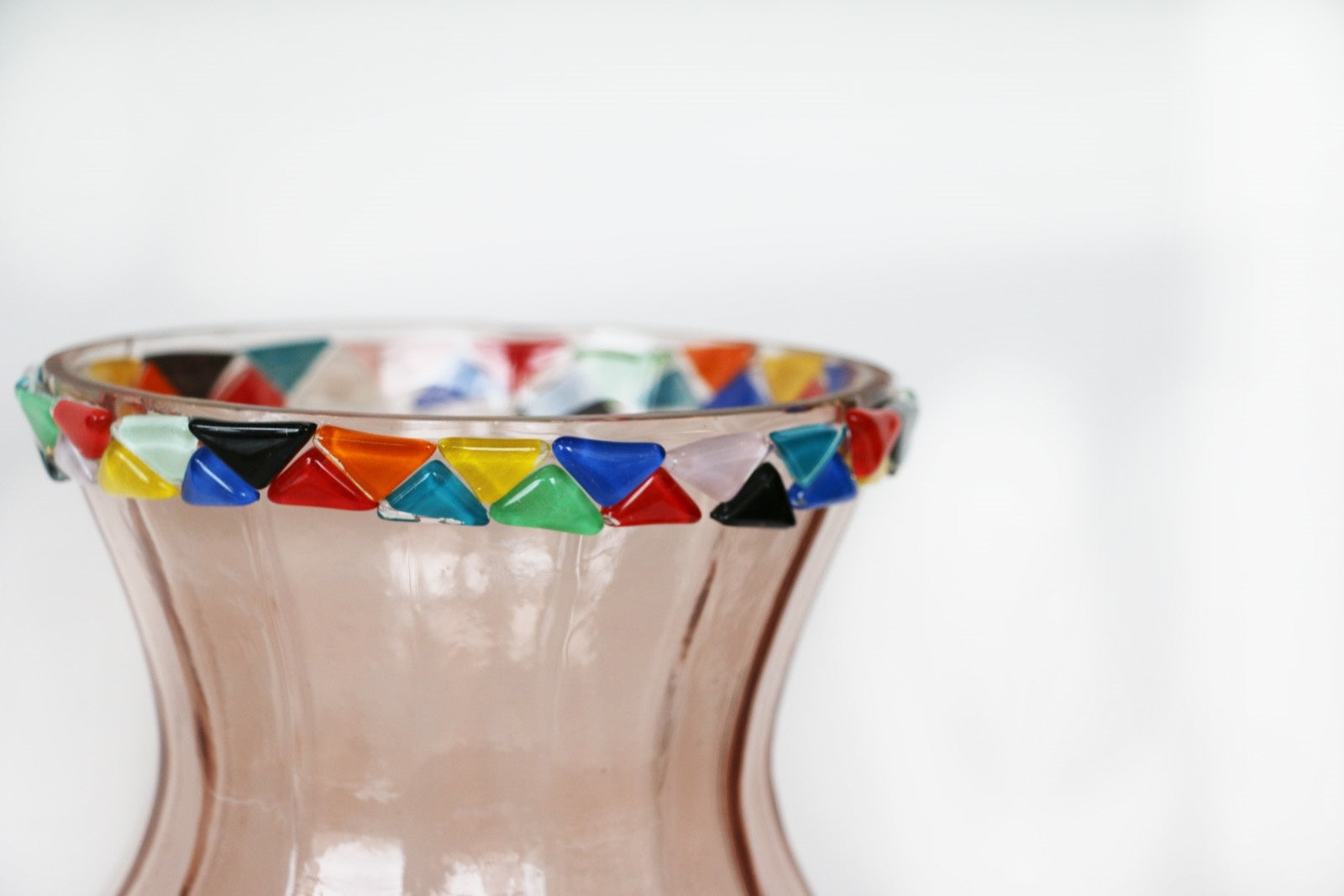 How to Glue Glass to Glass : Pretty Mosaic Luminaries