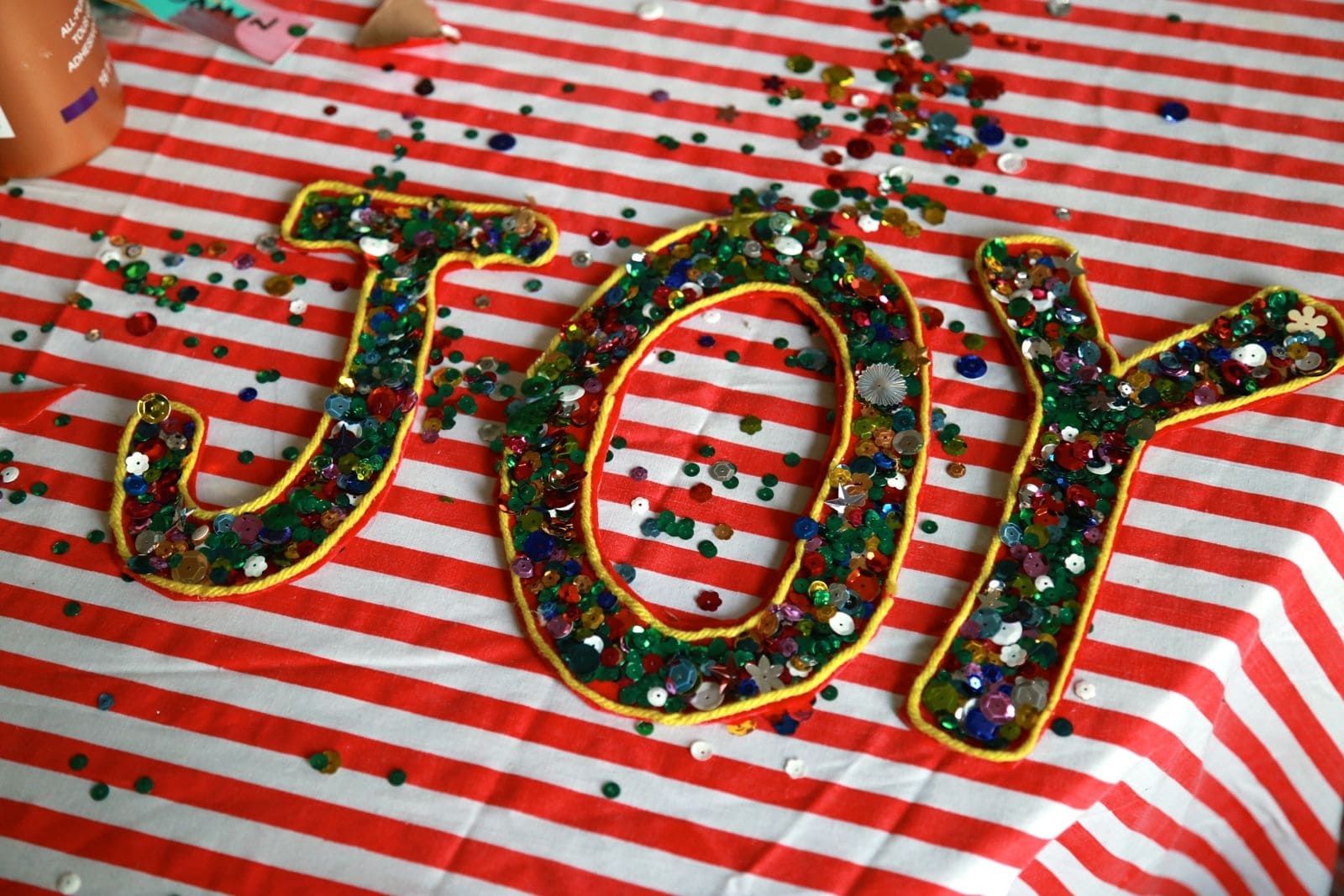 Sequin Sparkle Letters