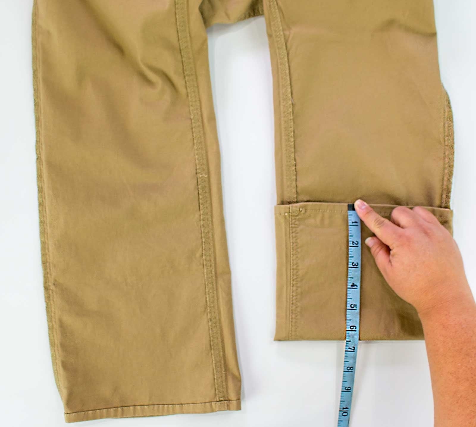 HOW TO MAKE A CUFFED PANTS HEM - FAST VERSION 