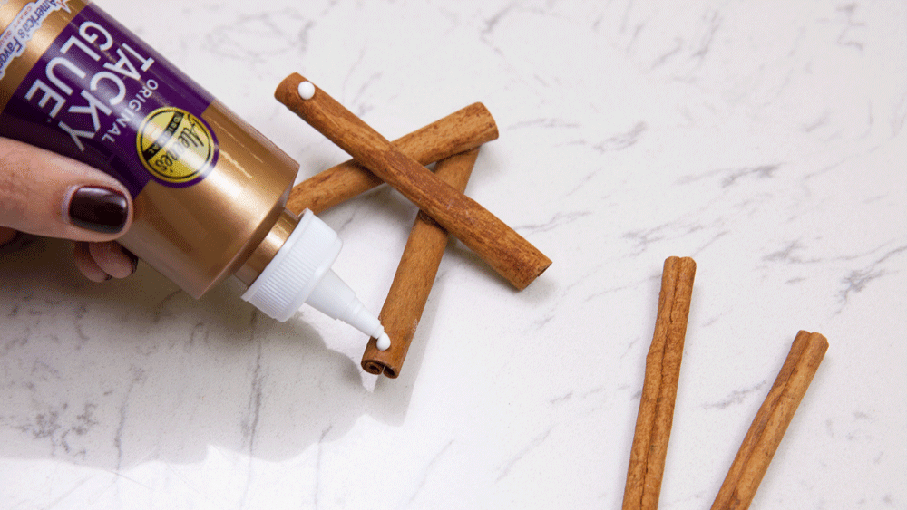 DIY Cinnamon Stick Star Ornament