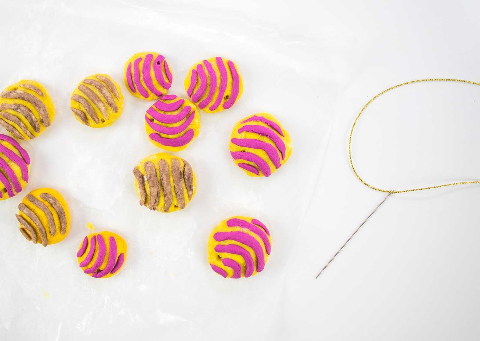 Mexican Sweet Bread Christmas Ornaments with Tacky Glue Bread Dough