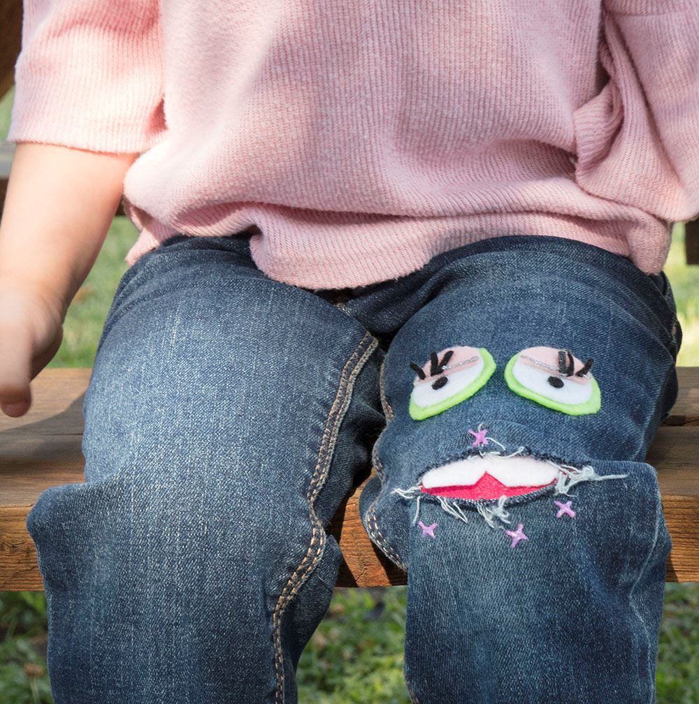 DIY Monster Knee Patches