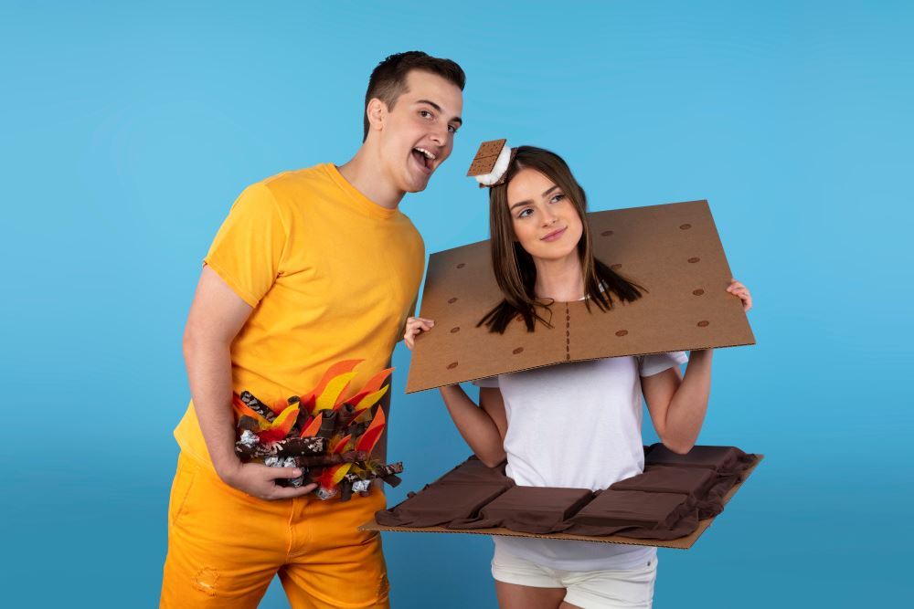 Aleene's S'mores Couple's Costumes