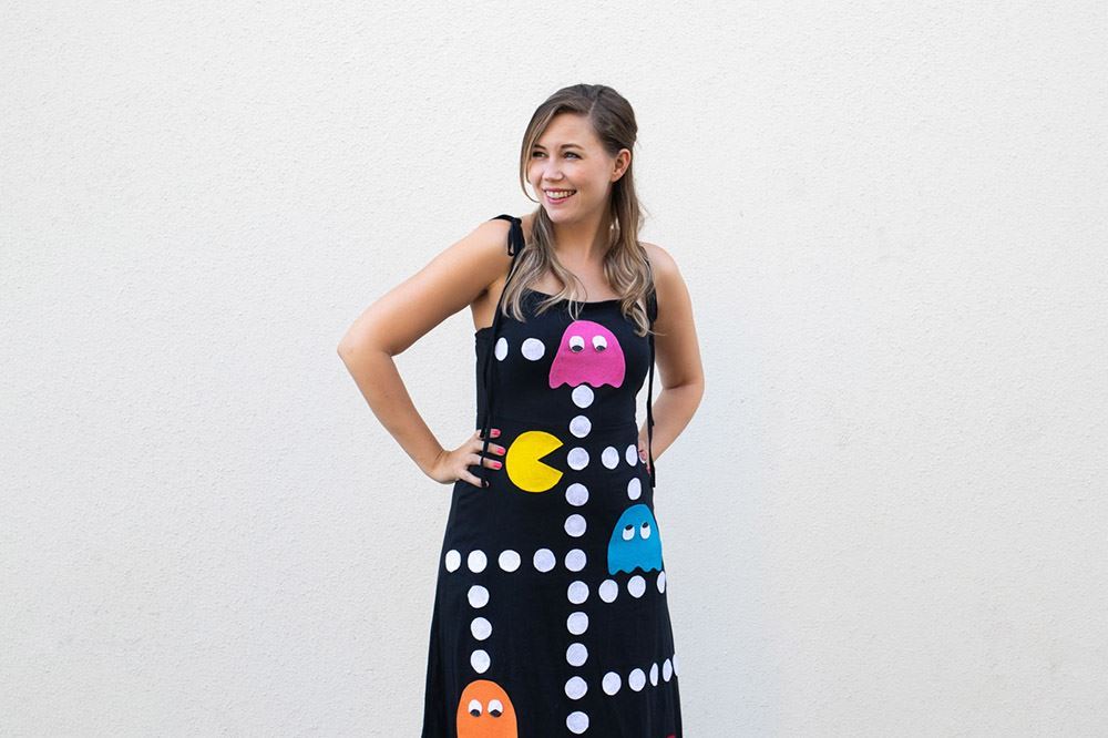 No-Sew PAC-MAN Inspired Costume