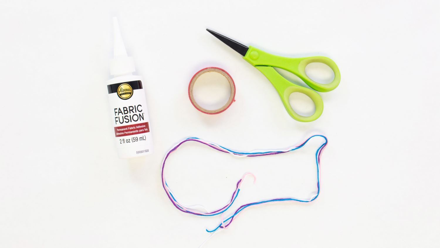 Cut embroidery floss