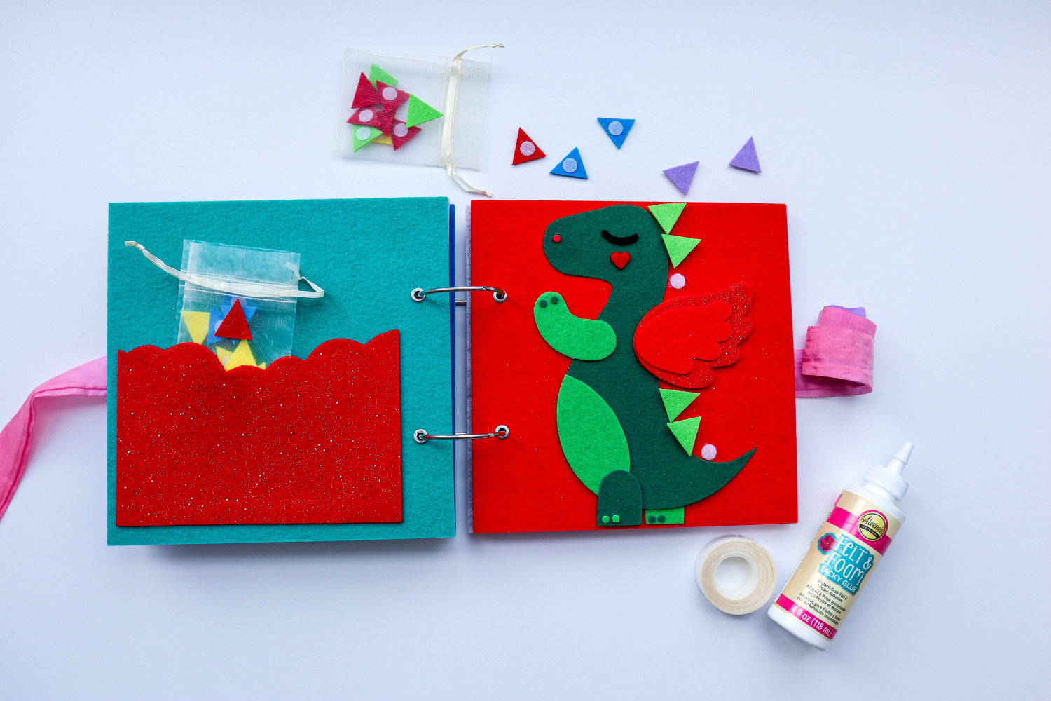 Sensory Felt Busy Book with Aleene’s Felt & Foam Tacky Glue