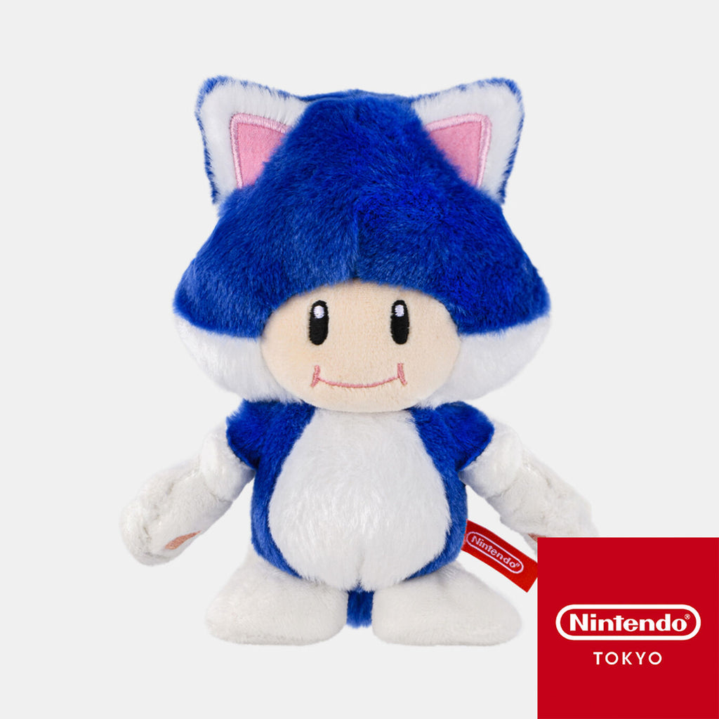 mario cat toad plush