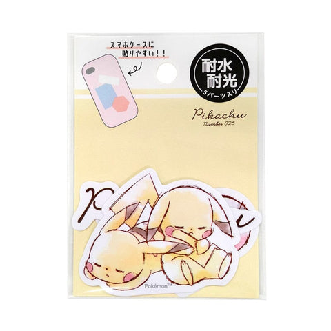 Pikachu (Cleaning up) Pokémon Sticker Pikachu Hanten, Authentic Japanese  Pokémon Merch
