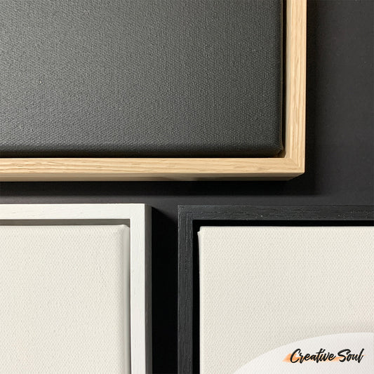 Blank Canvas and Oak Set NATURAL (𝘐𝘯𝘤𝘭. 𝘎𝘚𝘛) – Up In Frames