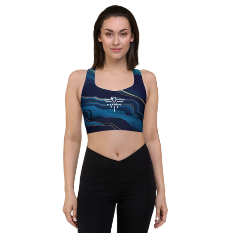 Ski Patriot Longline sports bra – PATRIOT BRAND APPAREL