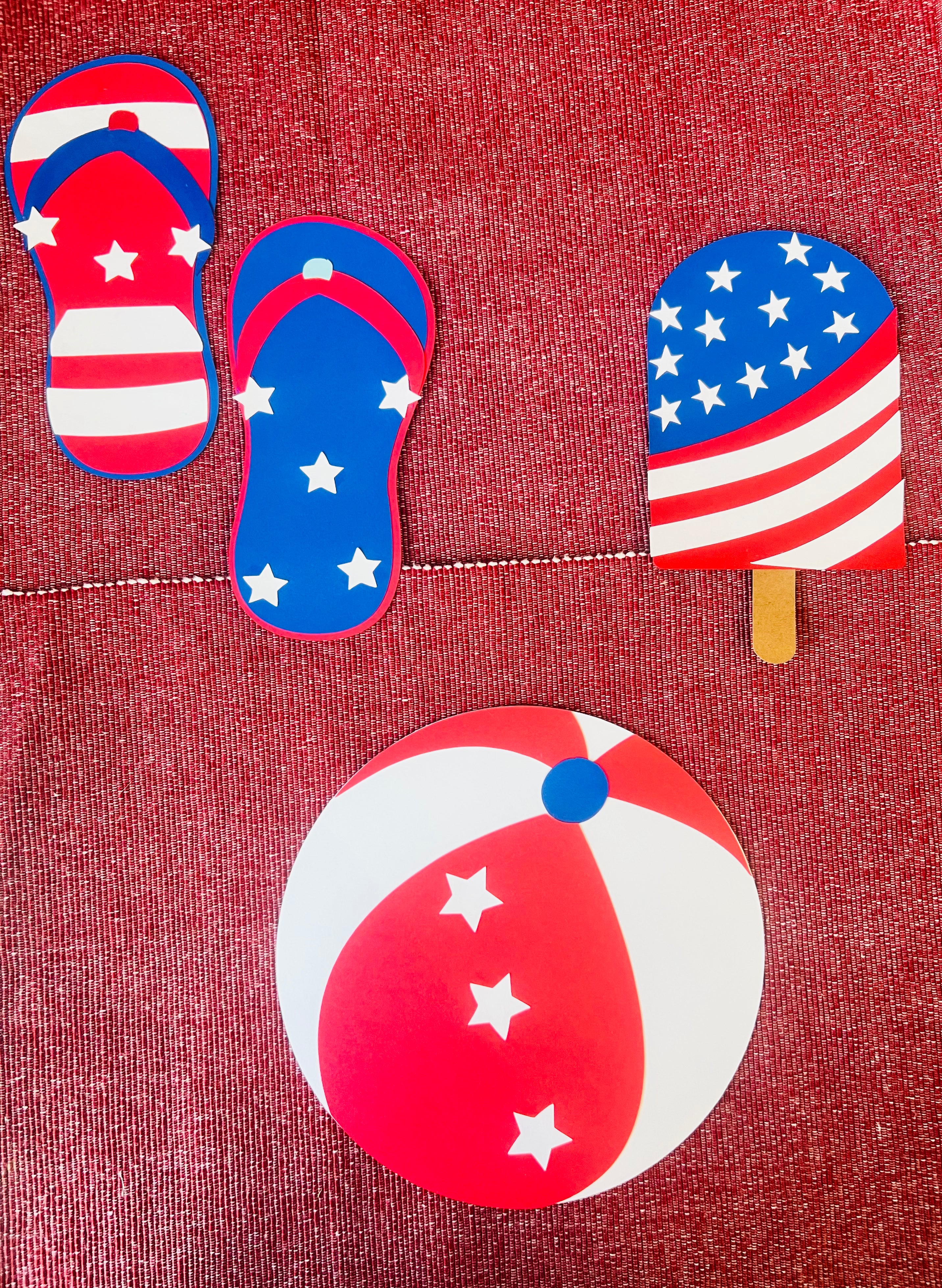 Patriotic Summer -set of 4