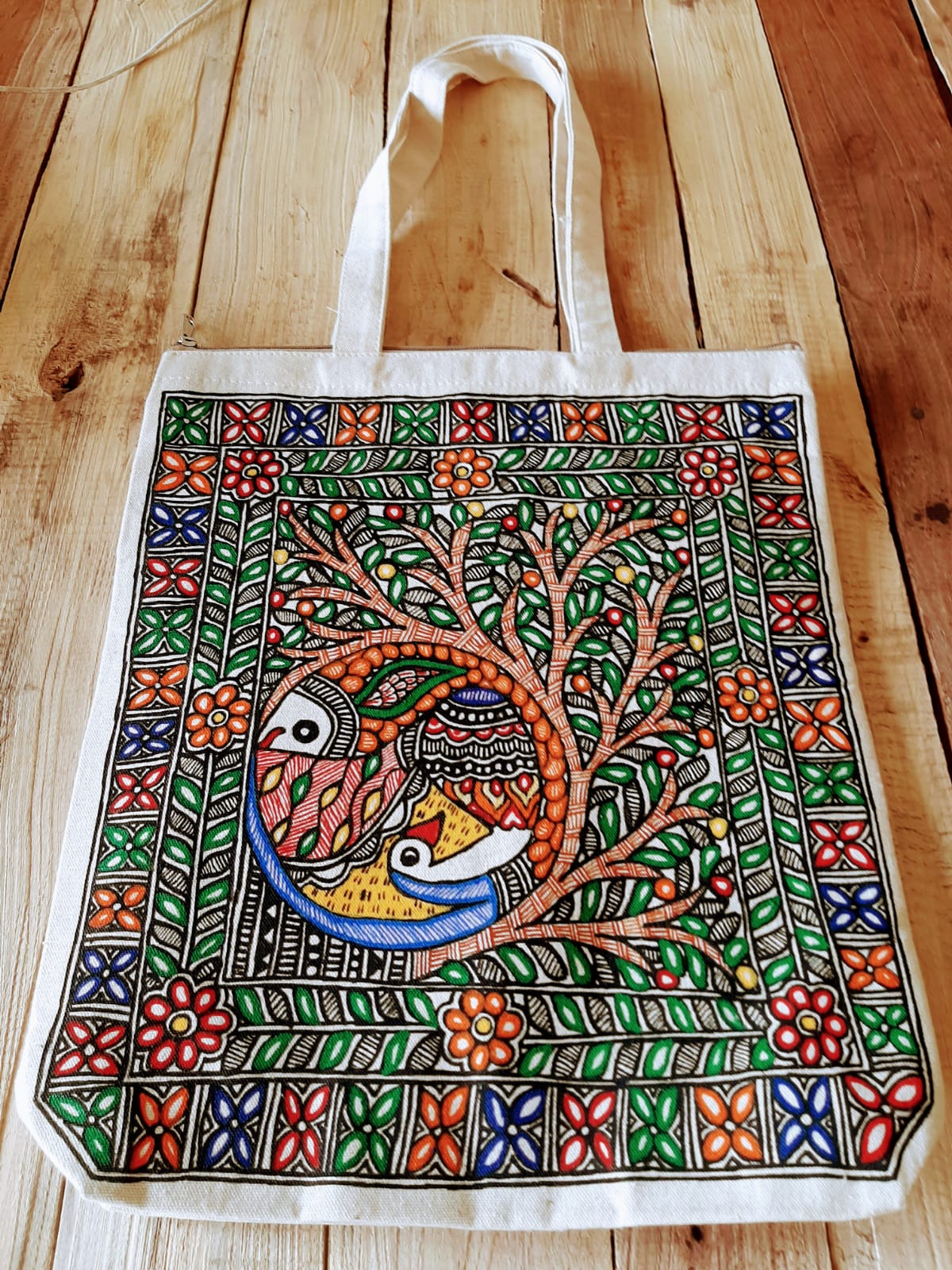 Handmade Madhubani Sling Bags Hand Painted Mithila Painting - Etsy Israel