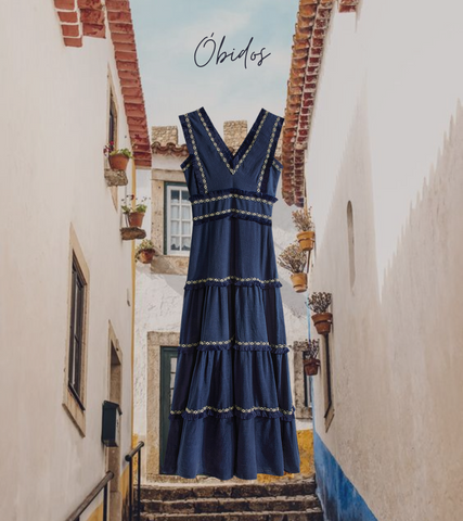 Vestido Grecca - Óbidos Portugal