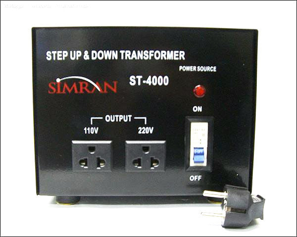 ST-4000 Step Up/Down Transformer 4000 Watts CE Certified – Voltage 