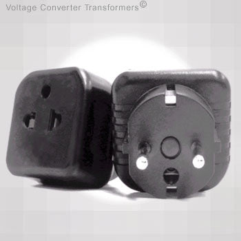 Vp 11 Usa To Europe German Schuko Plug Adapter Voltage Converter - 