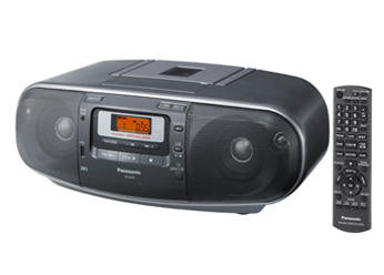 Panasonic RX-D55GC-K High Power MP3 CD / AM FM Radio Cassette Recorder with  USB – Voltage Converter Transformers