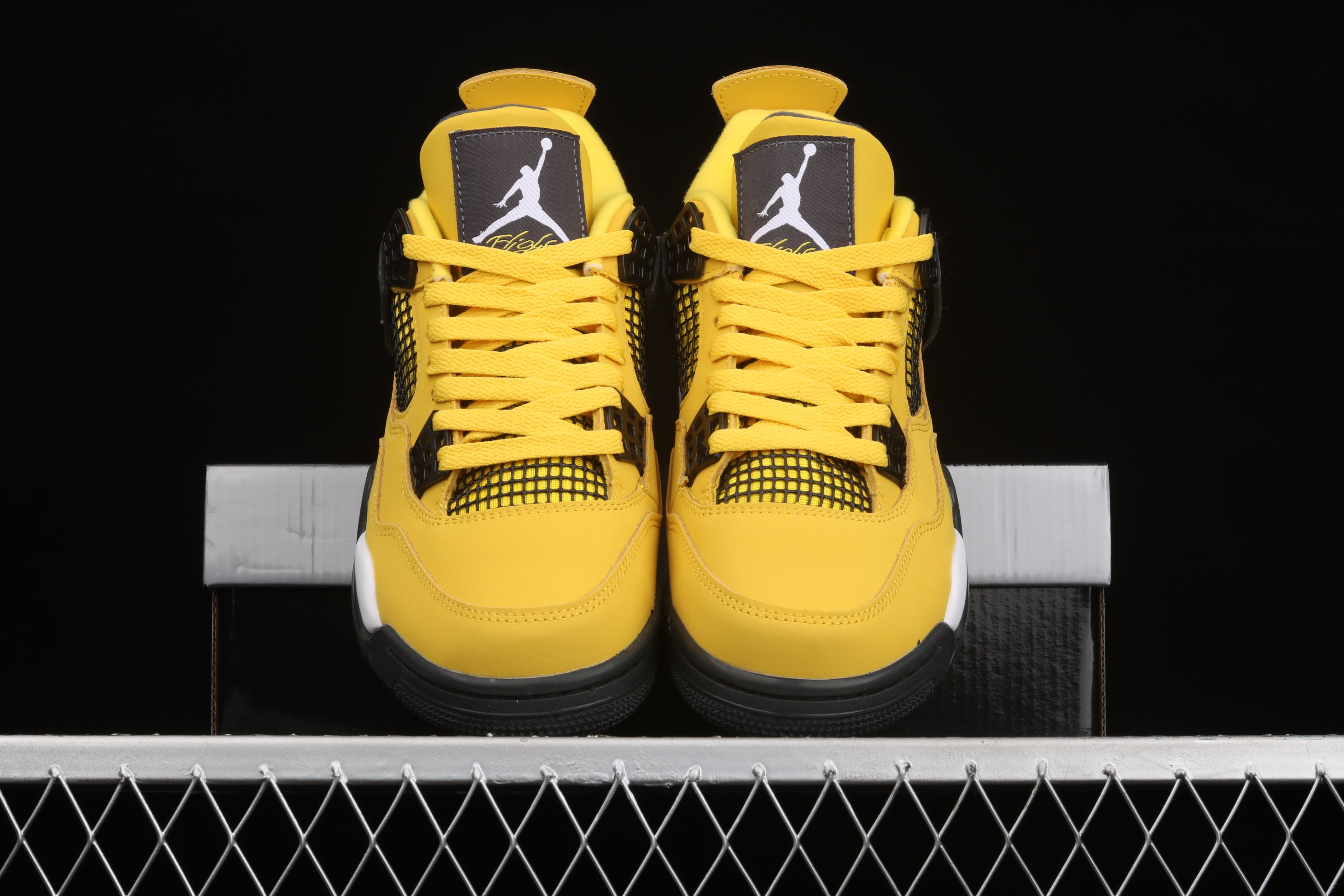 Nike  Air Jordan 4 "Lightning AJ4 Joe 4 yellow electric mother