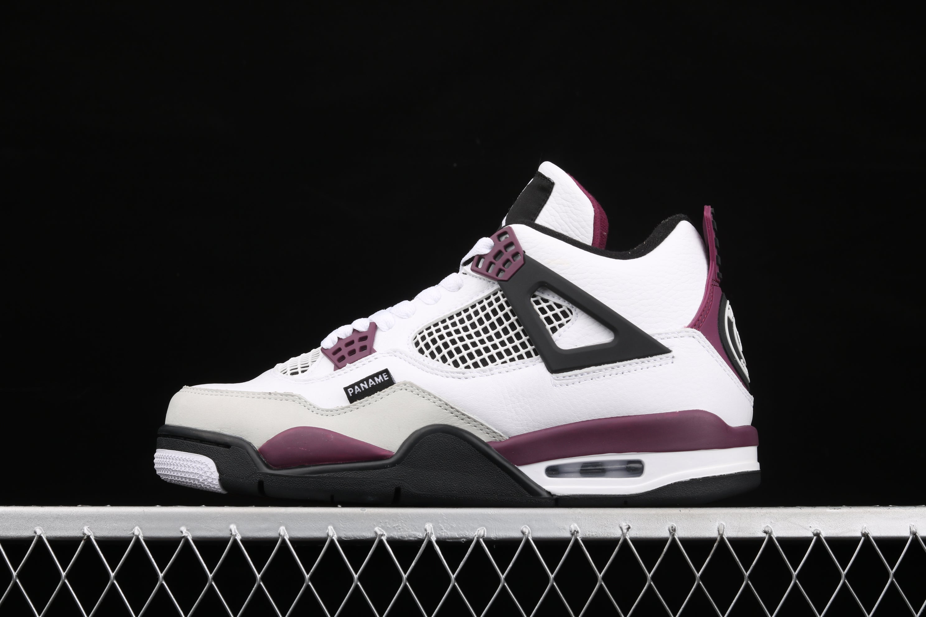 Nike Air Jordan 4 Retro PSG AJ4 Grand Paris Full head layer white fuchsia Paris Saint-Germain co-bra