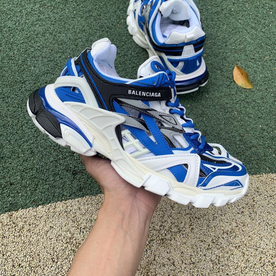 Balenciaga Track.2 Open Sneaker White/Blue