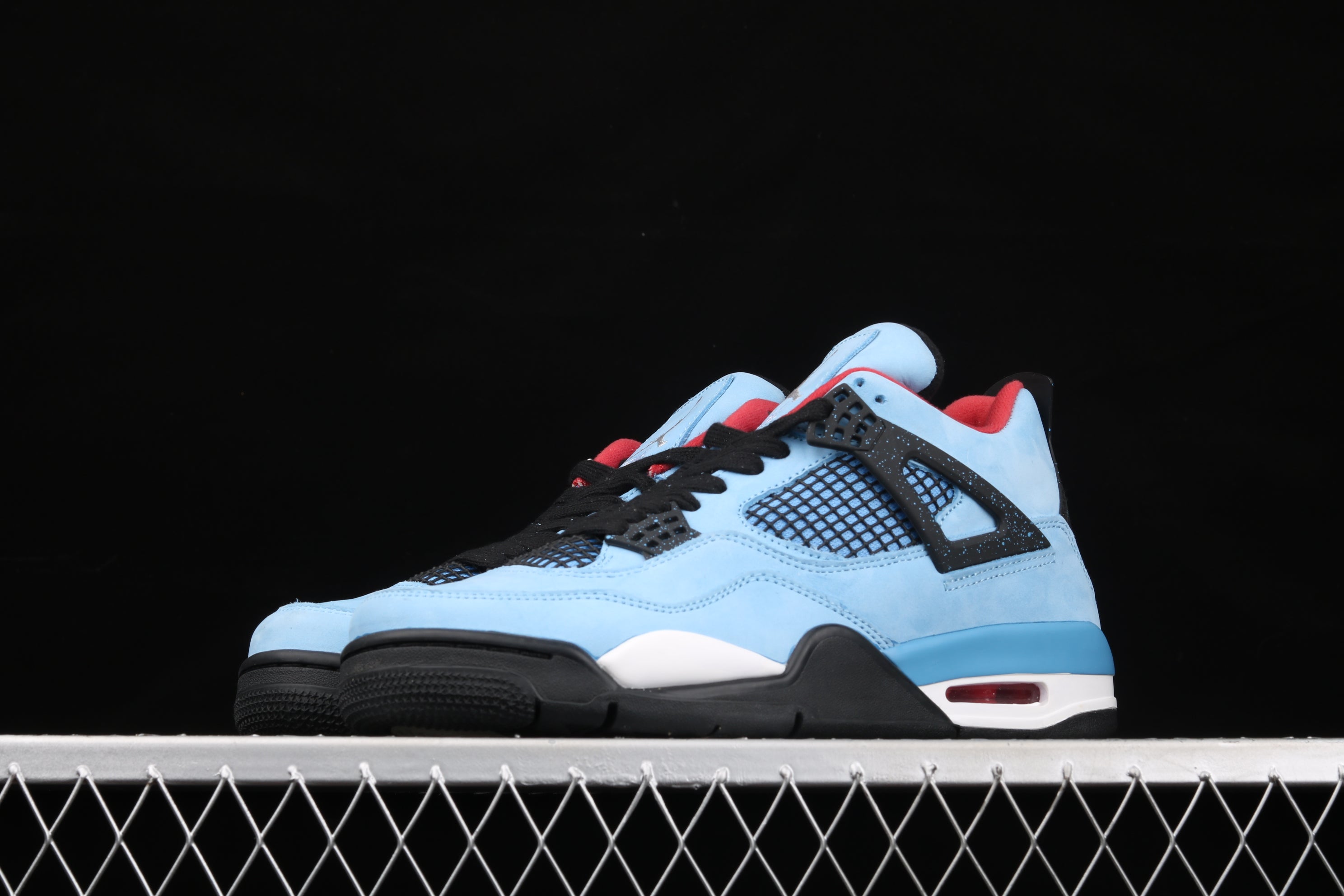 Nike  Cactus Jack x Air Jordan 4 Joe 4 AJ4 joint suede blue