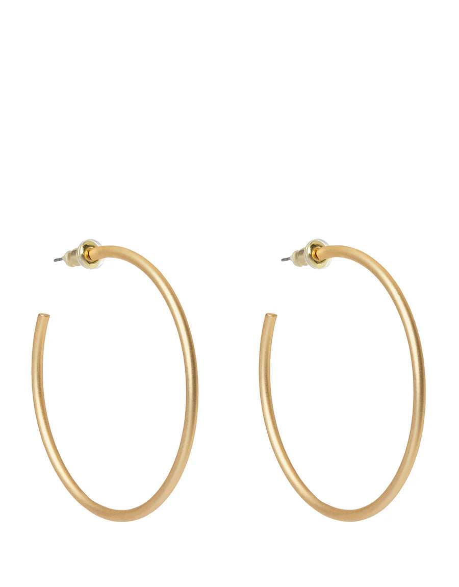 Spartina Fine Line Hoop Earring - Gold