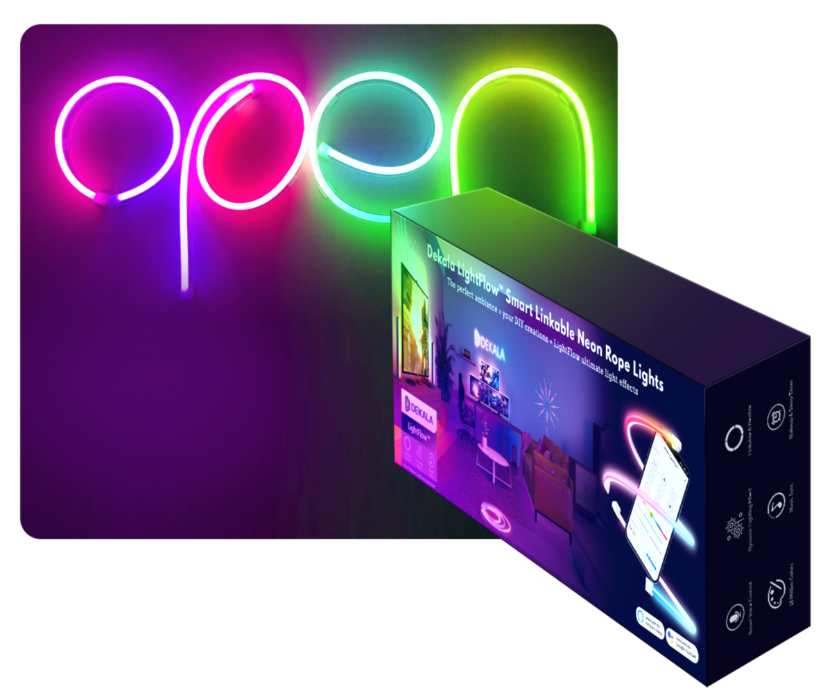 Squiggle Neon Rope LED Lights