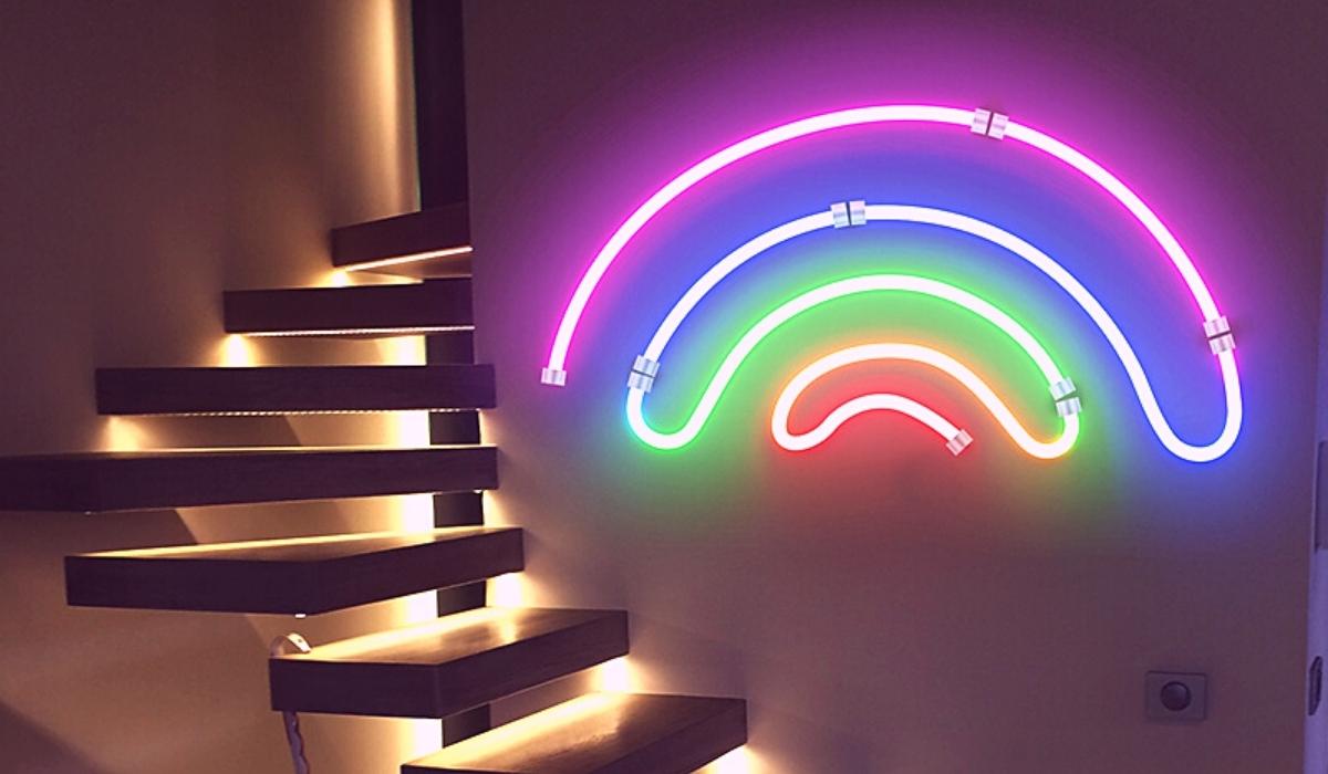 rainbow neon signs