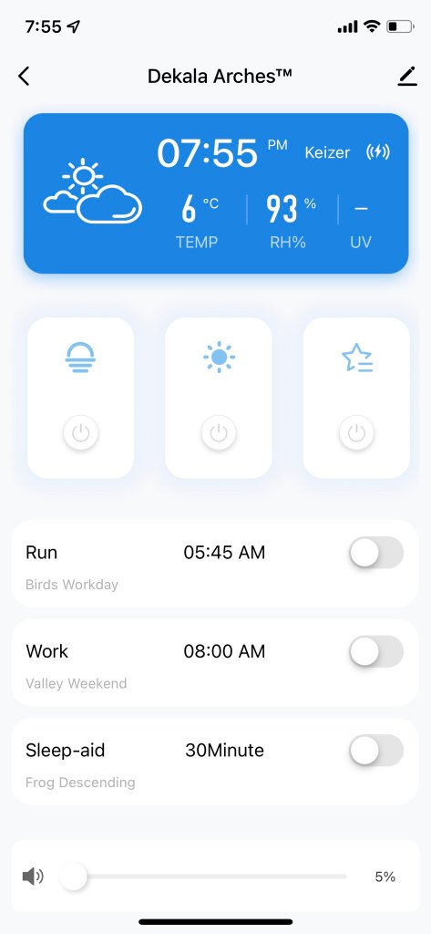 sunrise alarm clock app