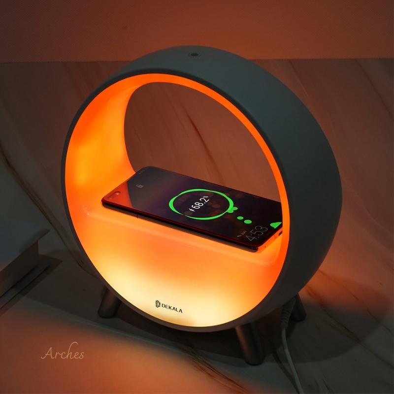 dekala arches, alarm clock with wireless charger