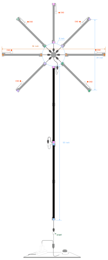 diy neon sign diagram