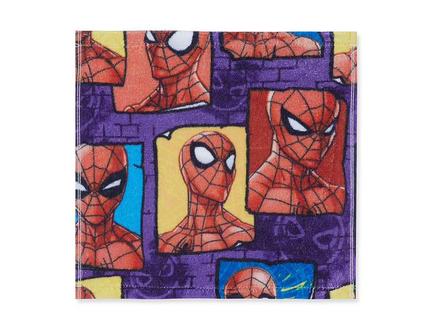 Marvel Spiderman 100% Cotton Face Towel Set (2 Pcs)-Navy Blue/Lavender –  Spaces India