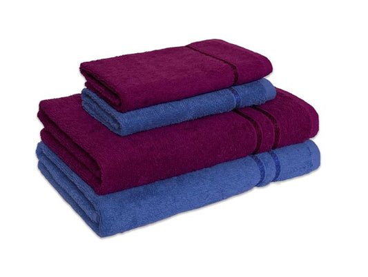 Buy Green/Coral 10 Piece 100% Cotton Towel Set Online| SPACES India