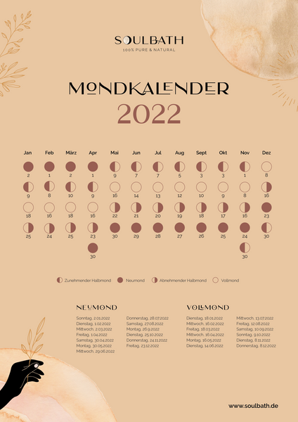 SOULBATH Mondkalender 2022
