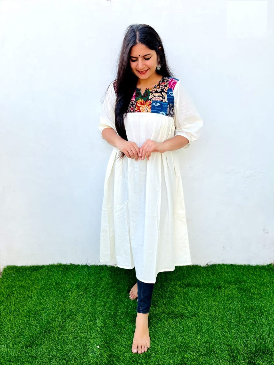 Less is More | Plain kurti designs, Kurti designs party wear, Kurti designs