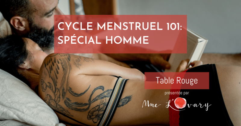 Banner Table Red Menstrual Cycle Men's Special