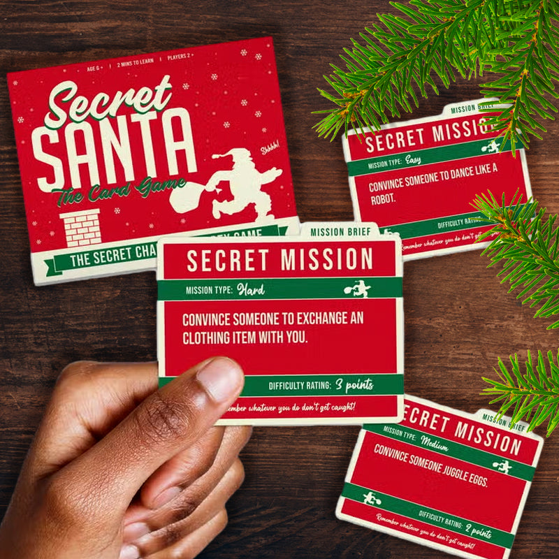 Secret Santa Christmas Party Game - Funny Challenges — Perpetual Kid
