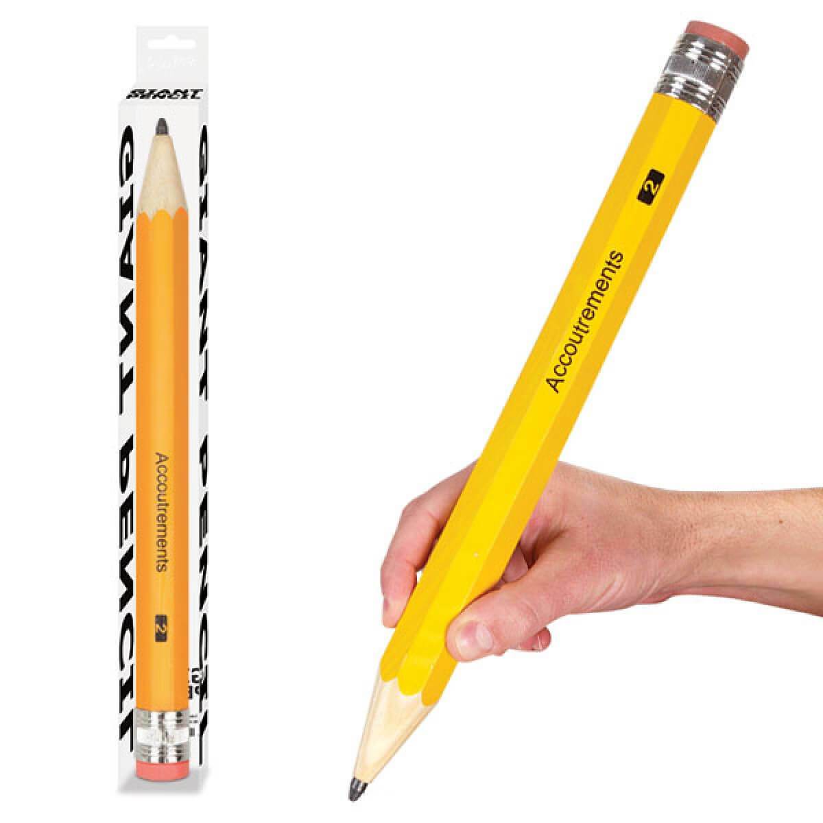 Giant Wooden Pencil - Unique Gifts - Archie McPhee — Perpetual Kid