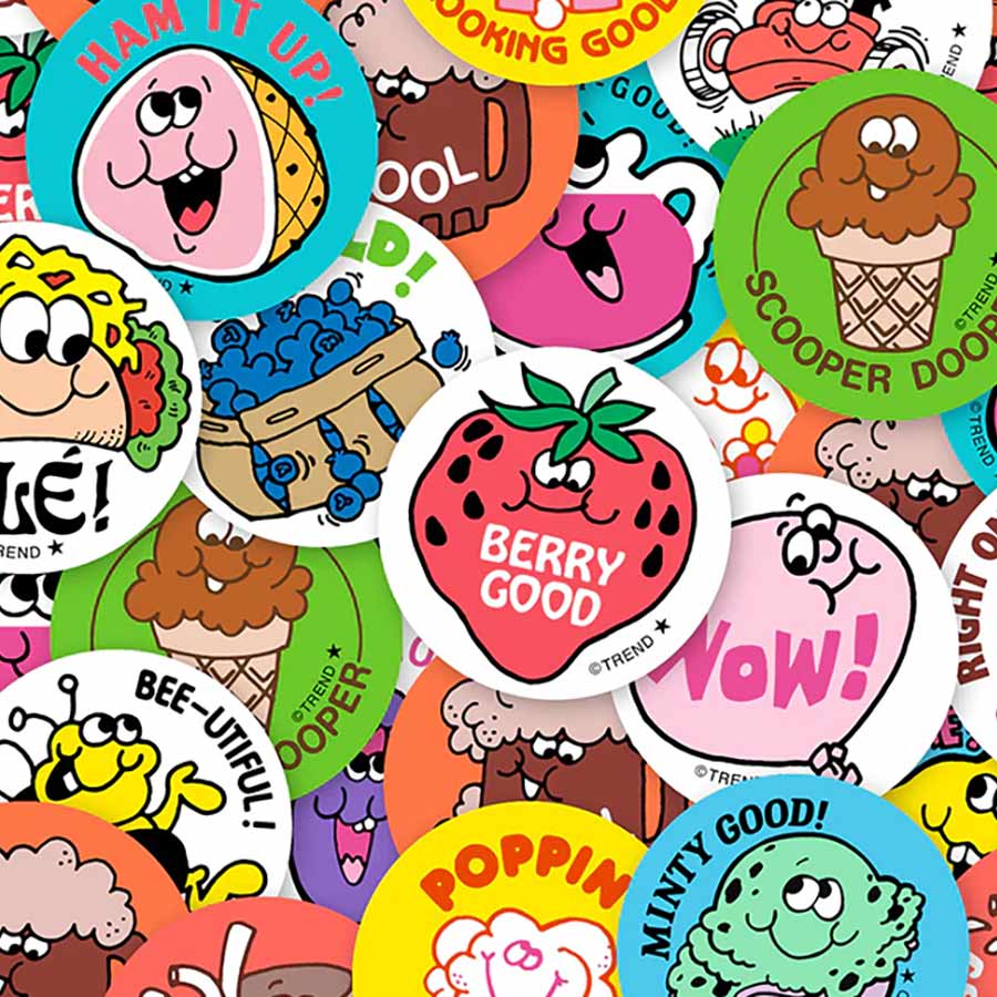 Retro Scratch n' Sniff Stinky Sticker Set - Official Collector's Edition by  TREND — Perpetual Kid