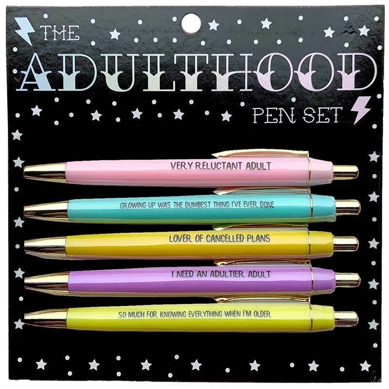 Adulthood Pen Set - Unique Gifts - Fun Club — Perpetual Kid