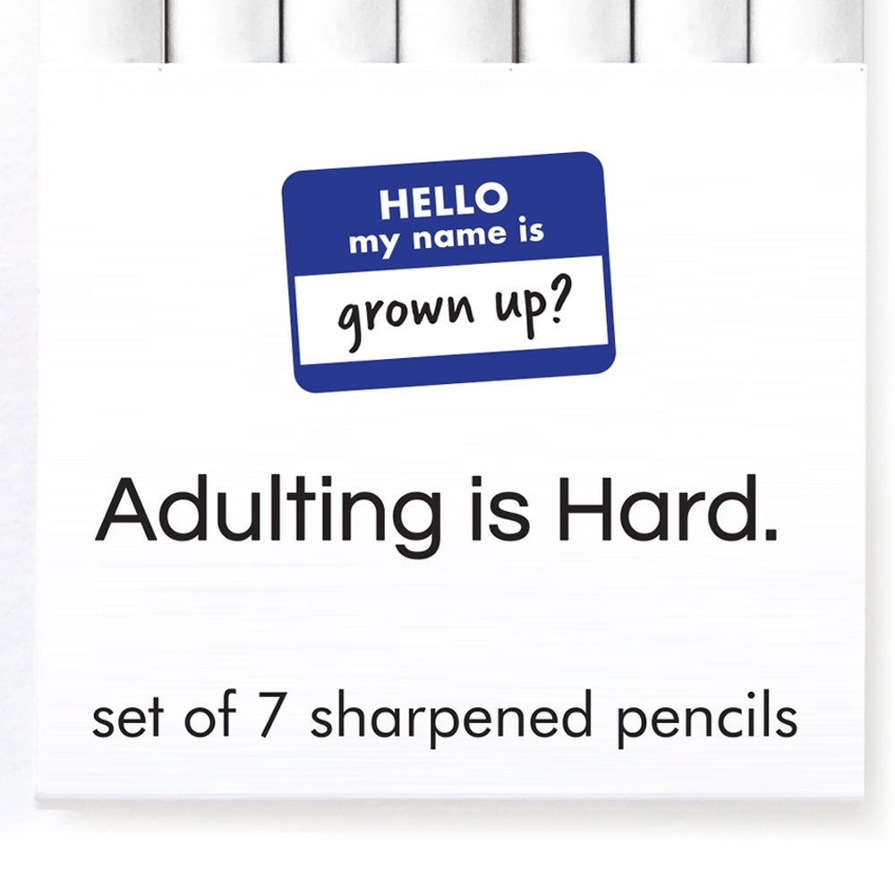 Snifty - Adulting Is Hard Pencil Set (default)