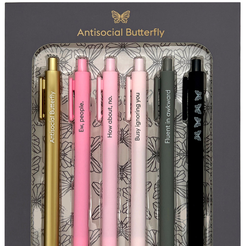 Sassy Work Pants Antibacterial Pen Set