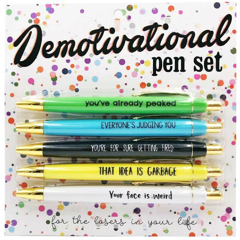 Reminders Daily Mantras Pen Set - Fun Club — Perpetual Kid