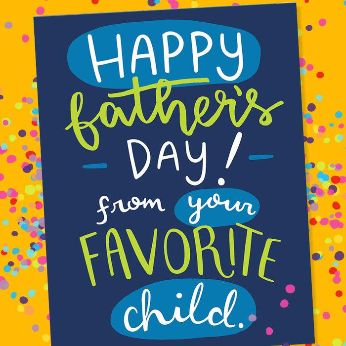 From Your Favorite Child Father's Day Card - Grey Street Paper ...