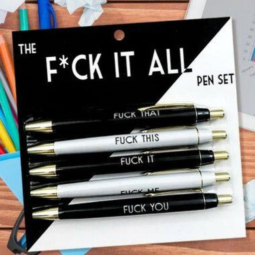  NELLN The Shit Show Pens, Welcome to the Shit Show Pens, The Shit  Show Pen Set Funny, Funny Pens Swear Word Daily Pen Set, for Student Gift  Stationery Office Signature