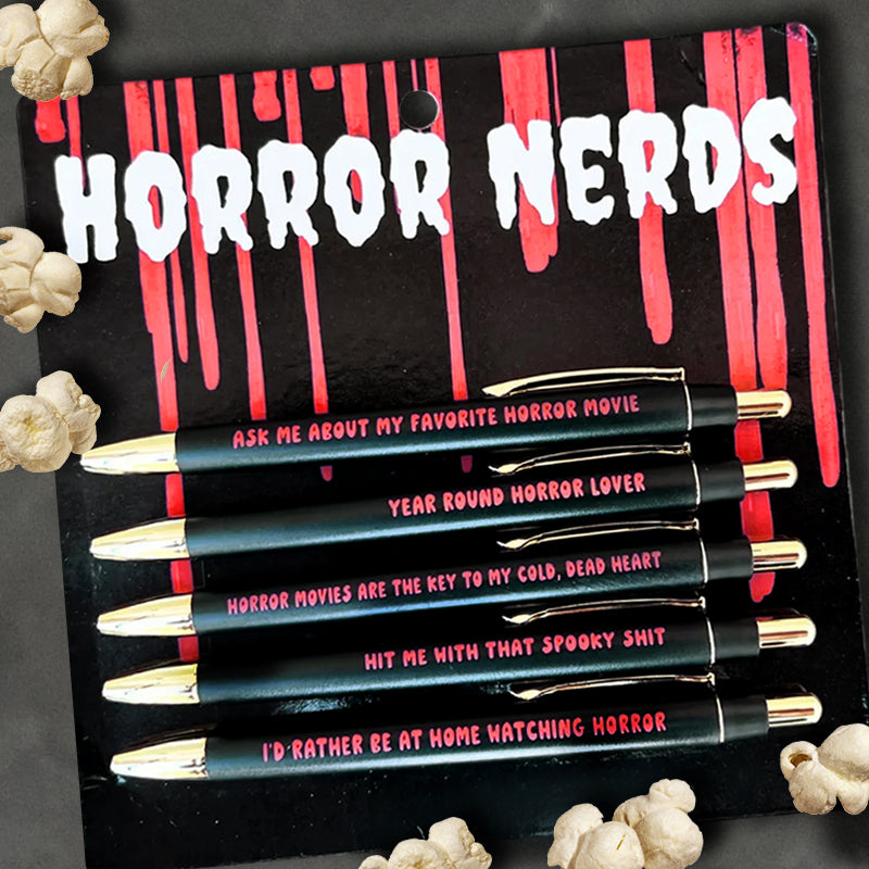 HORROR NERDS PEN SET – Full Circle Gifts & Goods