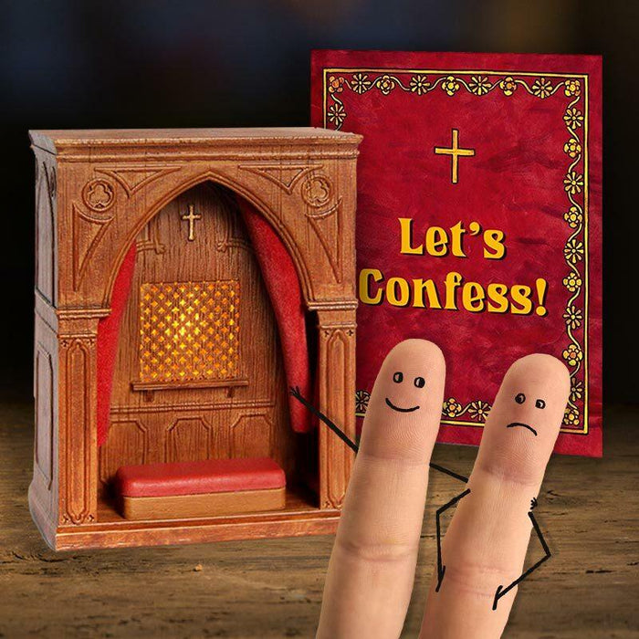 Mini Desktop Church Confessional - Running Press — Perpetual Kid